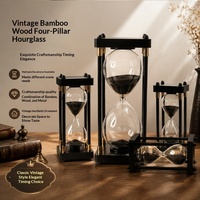 Sablier en bois 15/30/60 minutes, horloge à sable, décoration de classe, de vacances, de maison, sablier personnalisable