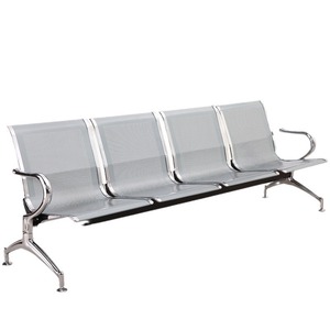 Silla de espera para hospital Saiford, de tres plazas, de acero laminado en frío, para centros médicos. - Product Image 3
