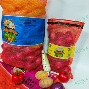 Customized PP Eco-friendly Mesh <b>Bag</b> 50kg/20kg 55*88cm & 45*75cm Drawstring <b>Potato</b> Onion Packing with Logo Printing - Product Image 4