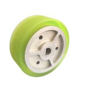 Zuverlässige Leistung Polyurethan PU Silikon Gummi Vollrolle Aluminium-Rad - Product Image 3