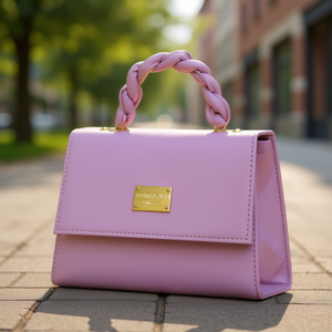 Bolso Bandolera Vintage Fana Lucela Lena de Asa Única, Color Lila, Cuero PU, Impermeable, para Verano e Invierno - Product Image 2