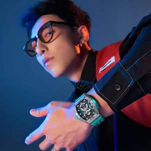 Relojes de lujo personalizados para hombres <span class=keywords><strong>Reloj</strong></span> mecánico automático Nueva moda Barril Impermeable Marca Auténtica marea Relojes para hombres. - Product Image 2