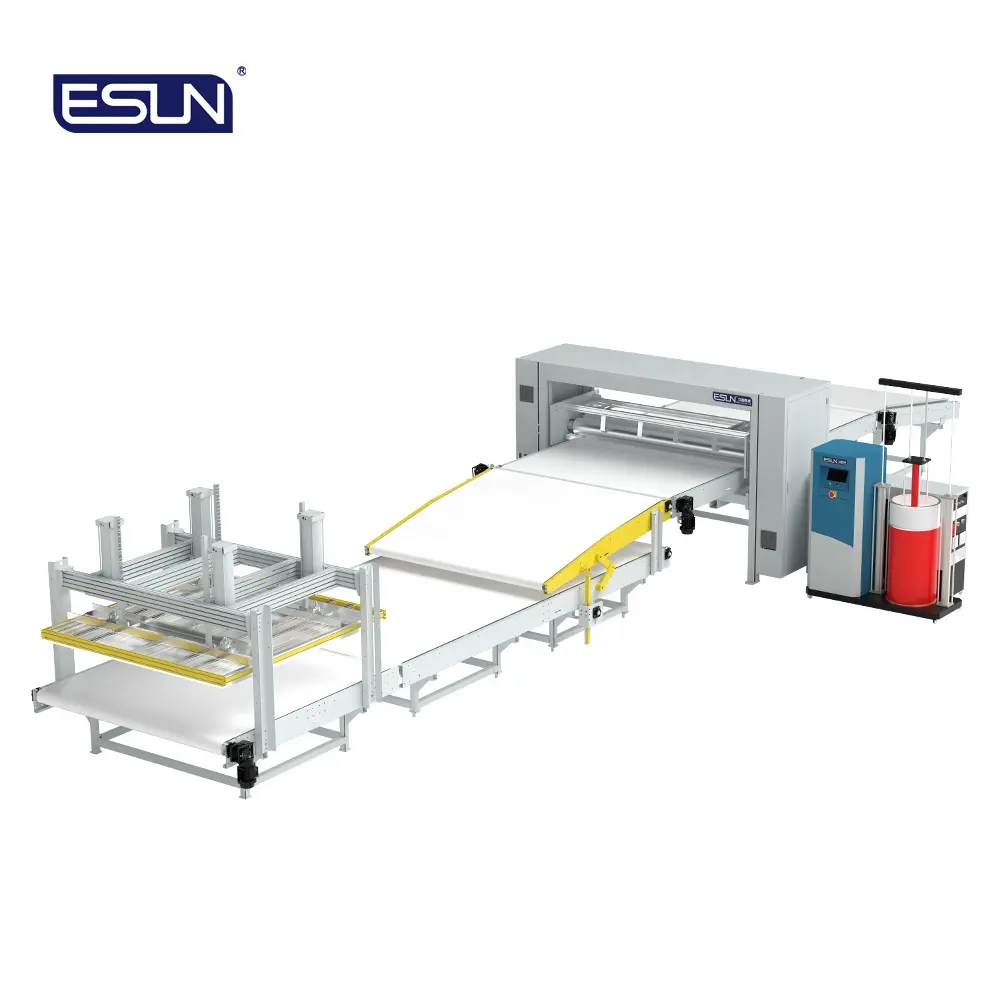 EGJ-3000 Kleber Roll Anwendung Maschine Produktions linie für Matratze verwendet