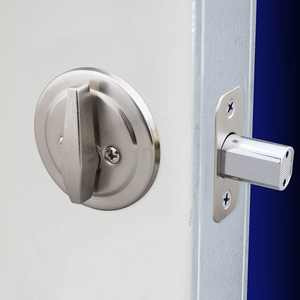 Pêne dormant de porte d'entrée à clé avec caractéristiques antivol et durables Un côté à clé et bouton tournant à l'intérieur Loquet réglable à 2 voies - Product Image 3