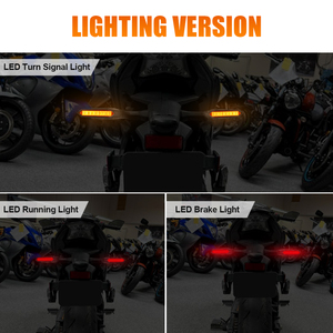 Accessoires universels pour moto à LED, clignotants séquentiels ambrés étanches 12V, feux de signalisation pour moto - Product Image 4
