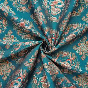 2025 Nueva Canción <span class=keywords><strong>de</strong></span> imitación brocado serpiente brocado patrón oro alambre Jacquard tela Qipao vestido chaleco joyero Color tela tejida - Product Image 4