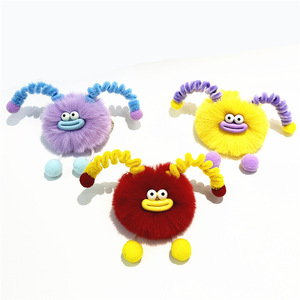 Ugly Cute Sausage Mouth Interesting Backpack Pendant Plush Doll Key Chain Car Key Holder