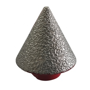 Diamant-Vakuumgelöteter Fingerfräser mit Schwarzoxid-Finish für Winkelschleifer zur Verwendung auf Keramikfliesen, Granit und Marmor - Product Image 1