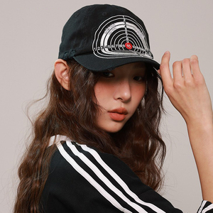 2025 moda Unisex Bull' s-eye bordado Hiphop Street algodón desgastado Camo <span class=keywords><strong>gorra</strong></span> <span class=keywords><strong>de</strong></span> béisbol - Product Image 3