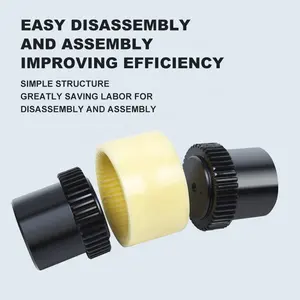 TGL loạt thiết bị khớp nối thủy lực các bộ phận máy móc trục Coupler Nylon khớp nối bánh răng bơm trống hình dạng bánh khớp nối