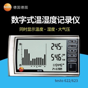 Registrador Digital de Temperatura y Humedad Testo 623, 0.1C 0.1%RH, Monitoreo Doméstico, Montaje en Pared, IP55 - Product Image 3