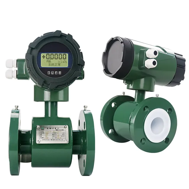 Stainless steel electromagnetic flowmeter anticorrosive hygienic hydrochloric acid sulfate DN80 ferric sulfate formula