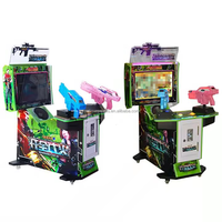 Machine de jeu d'arcade d'intérieur LCD 42 pouces, machine de tir à pièces pour deux personnes, pour enfants et enfants