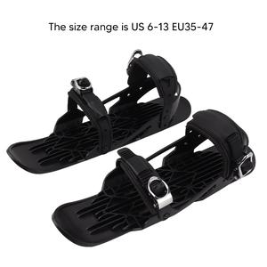 Mini Patines Cortos para Nieve, Zapatos de Invierno, Snowboards Cortos, Tablas de Snowboard Ajustables - Product Image 1