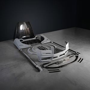 Kit de Carrocería de Fibra de Carbono Seca para Rolls-Royce <span class=keywords><strong>Cullinan</strong></span> <span class=keywords><strong>Mansory</strong></span> de 1ª Generación - Incluye Parachoques Delantero y Trasero, y Faldones Laterales - Product Image 2