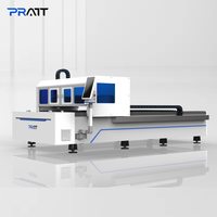 Machine de découpe laser à fibre à couvercle intégral Pratt à lit unique entièrement fermée pour tôles métalliques