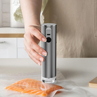 Scelleuse sous vide portable sans fil rechargeable compacte pour la conservation des aliments, idéale pour les chefs et la maison