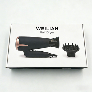 Secador de Pelo Plegable con Peine 3 en 1 para Uso Doméstico y Personal, Compacto, Ligero, Tecnología de Iones Negativos, SECADO ULTRARÁPIDO - Product Image 4
