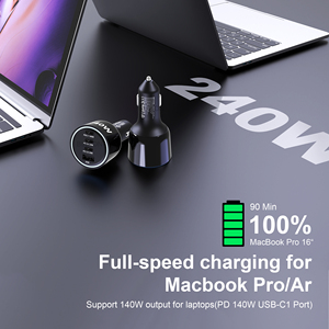 165W Siêu Nhanh Chóng Sạc Đa Cổng 3 USB C Nhanh Chóng Sạc Xe Hơi Sạc 160W 140W <span class=keywords><strong>100W</strong></span> 65W pd3.0 Xách Tay Mini Máy Tính Xách Tay Sạc - Product Image 6