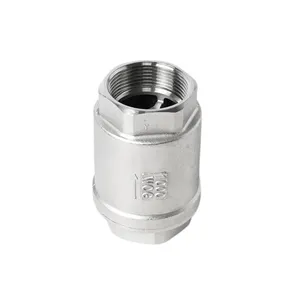 Vertical Check Valve 304 316 Stainless Steel Water Pipe Stop Valve Pipeline Fluid Control Valve