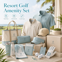 Set de regalo de golf personalizado con accesorios de ropa con logotipo, artículos promocionales para eventos de clubes y promociones de marcas