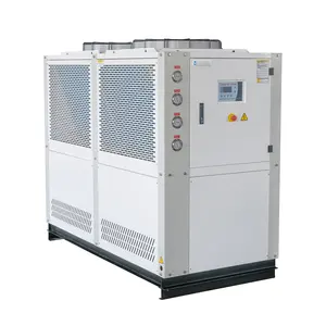 Resfriador de plástico de injeção 20HP R22/R407C excelente, refrigerador de água industrial refrigerado a ar de 15 toneladas para venda