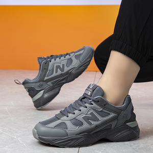 Модная обувь унисекс для пап на толстой подошве для весны и осени, Классические сетчатые кеды с N-логотипом, Стильные повседневные 878 кроссовки для прогулок - Product Image 6