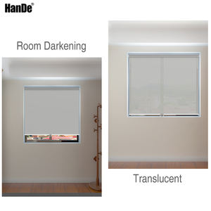 Stores à enrouleur automatiques sans cordon personnalisés pour fenêtres intérieures, stores à enrouleur manuels sans cordon, stores à enrouleur à ressort - Product Image 5