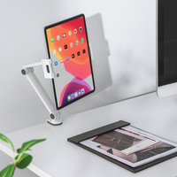 Support de table universel multi-angle réglable en alliage d'aluminium pour téléphone portable tablette support de Camp pour lit cuisine bureau