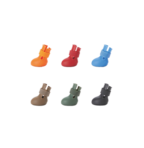 Botas para Mascotas Transpirables de Goma, Lindas, Clásicas, Antideslizantes, Ecológicas, Impermeables, para Caminar al Aire Libre, Protegen a Perros y Gatos de la Lluvia y la Nieve - Product Image 6