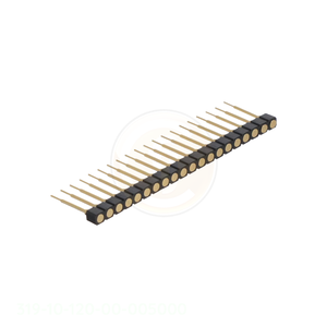 Conectores Rectangulares Originales con Resorte, Conexión Pasante, CONN SPRING TARGE <span class=keywords><strong>SGL</strong></span> 20POS 319-10-120-00-005000 - Product Image 1