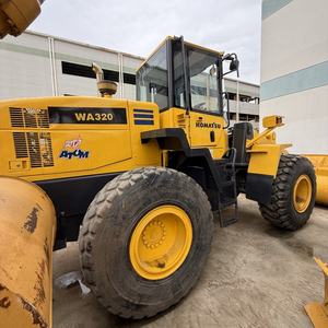Cargador de ruedas usado Komatsu WA320 original de Japón con pocas horas de trabajo, cargador de ruedas de segunda mano Komatsu WA320 en stock - Product Image 6