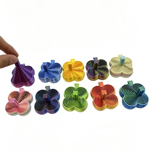 3D Printed Stress Relief Toy - Carrot Tower Spinning Creative <b>Mini</b> Spiral Toy - Product Image 2