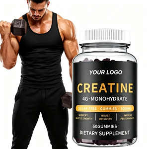 OEM Private Label Vegan Sugar Free Halal <b>Creatine</b> <b>Monohydrate</b> Gummy Candy Pre Workout Supplement - Product Image 1