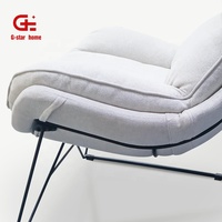 Fauteuil pivotant de loisirs en tissu, nouveau design moderne, housse amovible, super confortable pour hôtel, maison, bureau, salon - Vente en gros