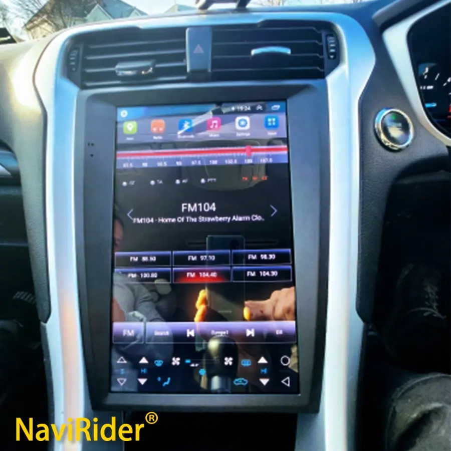 8GB + 256GB 12,1 pulgadas Tesla pantalla coche reproductor de vídeo Multimedia para Ford Mondeo 2016 Fusion Radio Android 13 GPS estéreo Unidad Principal