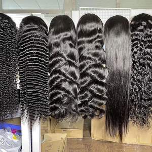 Perruques Lace Front HD Sans Colle Brésiliennes Cheveux Humains <span class=keywords><strong>Afro</strong></span> Kinky Bouclés 4x4 5x5 13x4 Pré-Épilées Prêtes à Porter à Prix de Gros - Product Image 5