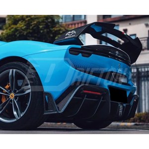 สปอยเลอร์หลังคาร์บอนไฟเบอร์แบบแห้ง รุ่น 296 Racing Visible สำหรับรถเฟอร์รารี่ 296 ปี 2021-2025 - Product Image 4
