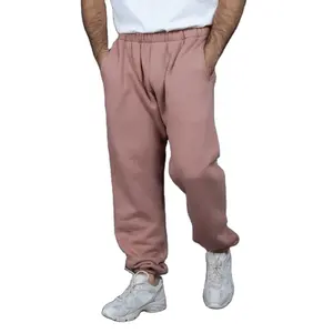 Мужские хлопковые флисовые брюки с высокой талией и 100% 420 г