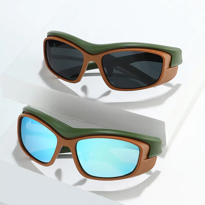 2024 mode oeil de chat lunettes de sport pour hommes et femmes conduite en plein air cyclisme pare-soleil UV400 lunettes de soleil