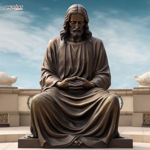 Venta Brasil Gigante al aire libre Religioso Divina <span class=keywords><strong>Misericordia</strong></span> Estatuas cristianas Meditando Redentor Cristo Jesús Escultura <span class=keywords><strong>de</strong></span> bronce para <span class=keywords><strong>Iglesia</strong></span> - Product Image 2