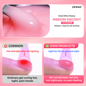 JTING Faible MOQ pour Ongles, Collection de Gels Constructeurs 12 Couleurs, Boîte Cadeau Personnalisée Gratuite, Gel <span class=keywords><strong>Constructeur</strong></span> 30G, Vernis à Ongles OEM ODM - Product Image 3