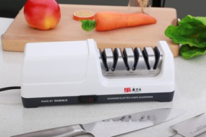 TAIDEA Smart Gadgets Utensilios de cocina Nivel superior TG2202 Afilador de cuchillos de cocina de acero de diamante eléctrico de 3 etapas - Product Image 3