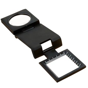 Bijia độ nét cao gấp vải Kính lúp kim loại 10x kiểm tra với quy mô Pigeon Eye kính lúp - Product Image 3