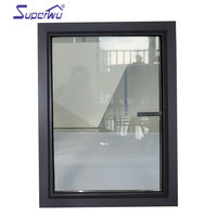 Ventanas NFRC personalizadas marco de aluminio abatible ventana abatible para el hogar