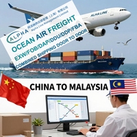 Transitaire maritime et aérien de la Chine vers la Malaisie, livraison porte à porte, agent maritime, EXW, FCA, FOB, DDP, DAP, assurance, livraison