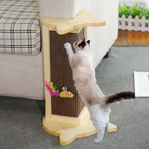 Wholesale Wooden Sisal Scratcher Cat Scratching Post Furniture <b>Protector</b> Guard for Sofa <b>Corner</b> - Product Image 6