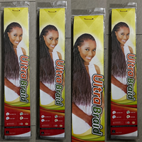 Rambut Kepang Pre-stretched 82 Inch, Rambut Kepang Lipat 41 Inch 165g Bebas Gatal, Ekstensi Rambut Kepang Jumbo, Ekstensi Kepang Grosir