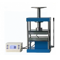 Presse à chaud hydraulique électrique à double plateau plat pour laboratoire, avec grande surface de chauffe et grande plaque chauffante
