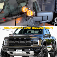 Support de fixation rapide pour pilier A et capot 4x4 tout-terrain, sans perçage, pour feux de travail LED tout-terrain de Ford F150 2021-2025 G3